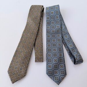 Set of Two Mens JZ Richard’s / JZ Boulder Silk Neckties​